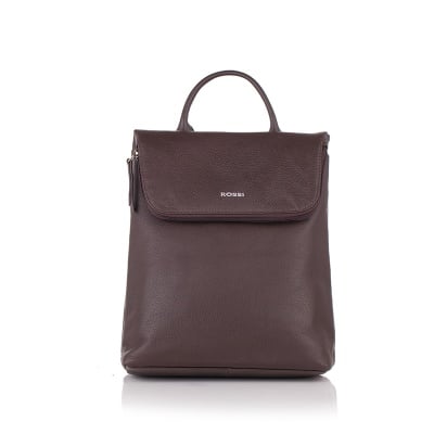 Дамска чанта цвят шоколад - ROSSI