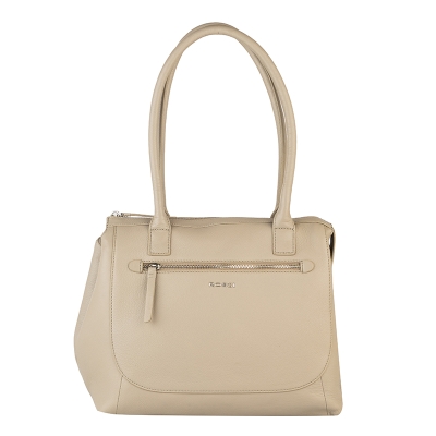 Дамска чанта цвят капучино - Rossi