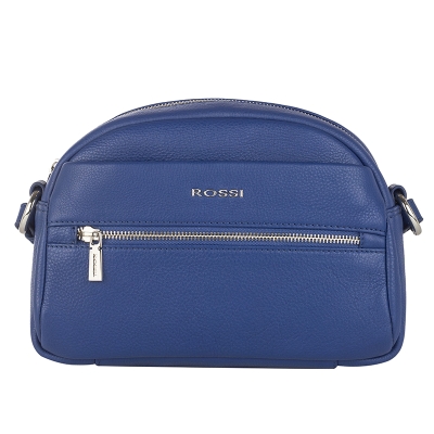 Дамска чанта цвят турско синьо - Rossi