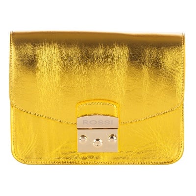Дамска чанта цвят Златен - ROSSI