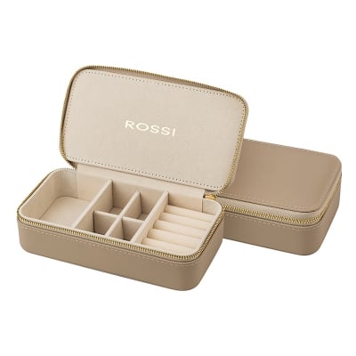 Кутия за бижута цвят бежов - ROSSI