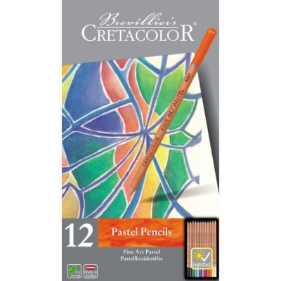 Комплект пастелни моливи Cretacolor, FINE ART PASTEL, 12 цвята