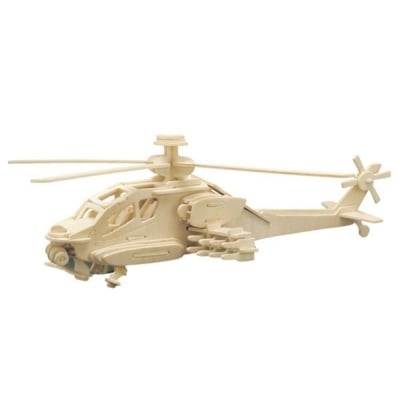 Дървен комплект за сглобяване, Хеликоптер Apache