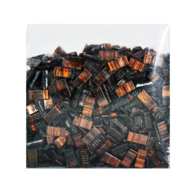 Мозаечни плочки GoldLine, стъкло, 10x20x4 mm, 725 бр., тъмнокафяви