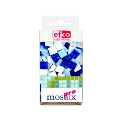 Мозаечни плочки MosaixPro, стъкло, 10x10x4 mm, 300 бр., сини смесени