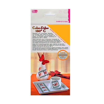 Color-Decor 180°С, декоративно фолио, 100 х 200 мм, 2 бр, слънчево жълто