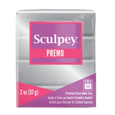Полимерна глина Premo! Accents Sculpey, 57g, Silver