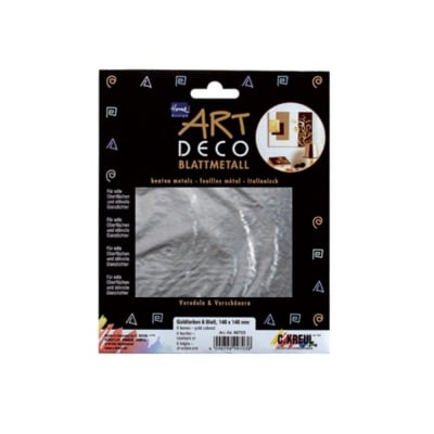 Фино фолио ART Deco, 140 х 140 mm, 25л, сребро