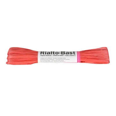 Рафия мат, 10 g, цвят корал
