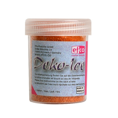 Декоративен лед, Deko-Ice, 40 g, оранжев