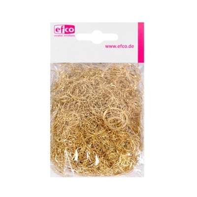 Изкуствена коса за кукли, 17 g, тъмно злато