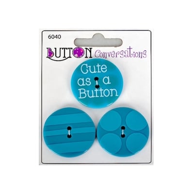 Копчета, ConVersations, Cute as a button, 34 mm, 3 бр.