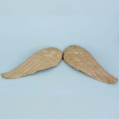 Фигура от папиемаше, ангелски криле, 5.5 x 15 cm
