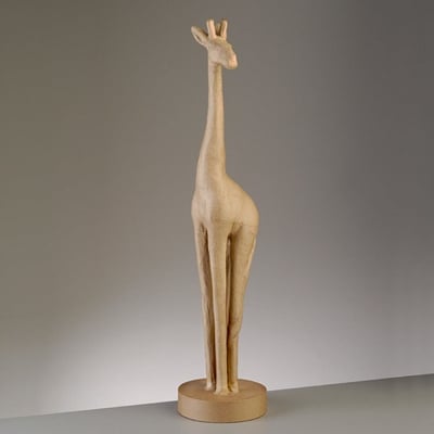 Фигура от папиемаше, жираф, 62.5 x 12 cm