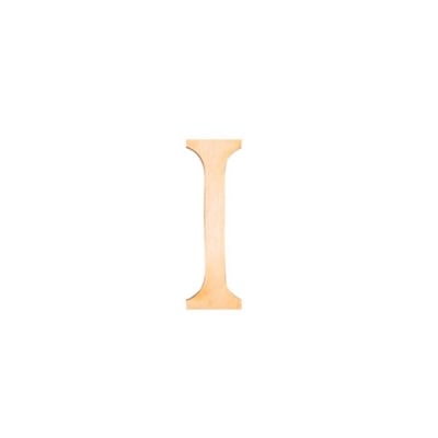 Деко фигурка римска цифра "I", дърво, 19 mm