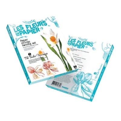 Креативен комплект за направата на цветя от хартия Les fleurs en papier, «Tender Narcissus»