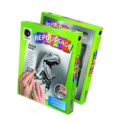 Креативен комплект за гравиране върху фолио Repoussage  «Terrifying Rex»