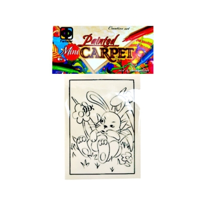 Креативен комплект за оцветяване Mini Carpet’s painting, «Bunny»