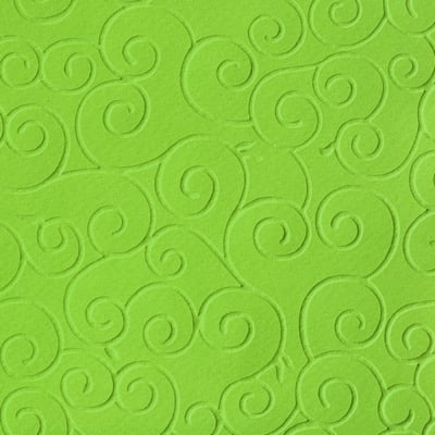Преге картон, арабески, 220 g/m2, 50 x 70 cm, 1л, светлозелен
