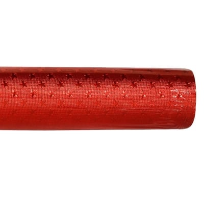 Фолио двустранно ALU, 100 g/m2, 50 x 78 cm, 1 руло, червено на пъпки/златно