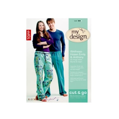Комплект за шиене на дамски и мъжки панталон за йога TOPP, Мy design, Emily & Anthony