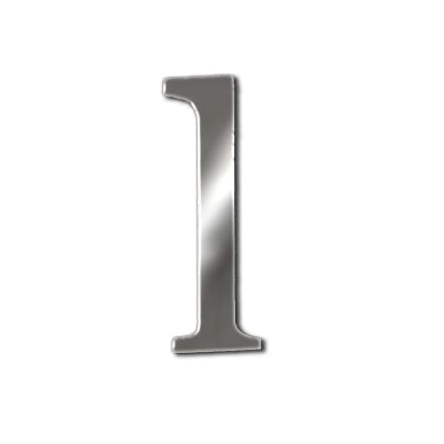Декоративен символ RicoDesign, "l", SILVER, 32/6 mm