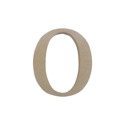 Декоративен символ RicoDesign, "o", MDF, 2,9X2,7 cm