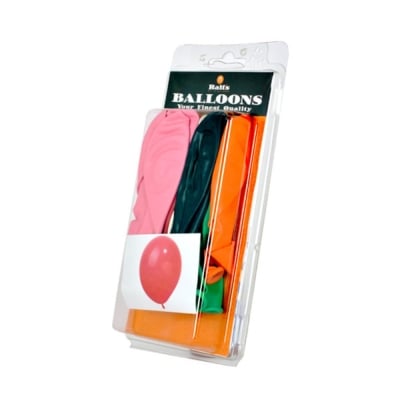 Балони кръгли, ф 30 cm, 20 бр., разноцветни