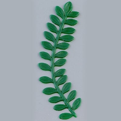 Восъчна декоративна фигура Myrthenzweig, 55 mm, 2 бр., зелено