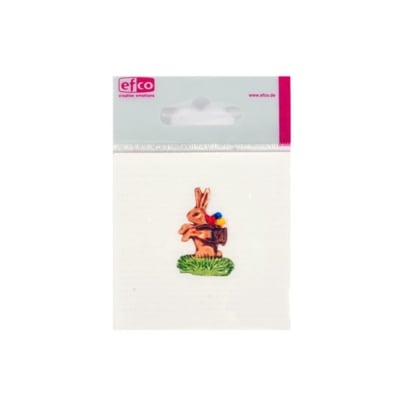 Восъчна декоративна фигура, Великденски заек, 37 x 24 mm, 1 бр.