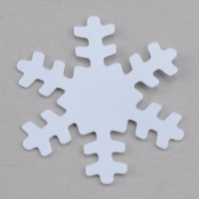 Пайети, Snowflakes, 15 mm, ~ 1000 бр., снежинки