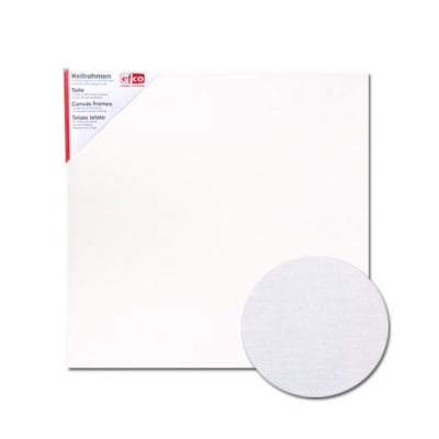 Платно за рисуване грундирано с подрамка, 380g/m2, 1,7 сm, бяло, 18 x 24 cm