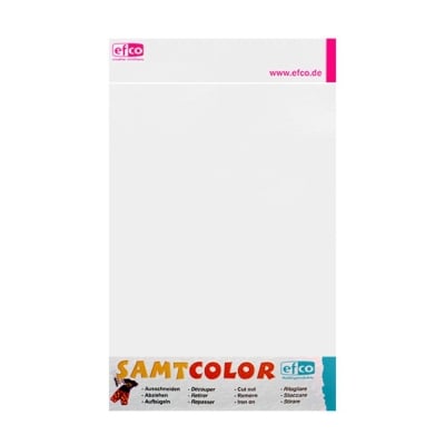 Цветен лист за декоративна щампа, SAMTCOLOR, 250 x 200 mm, 1 бр., бял