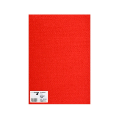 Филц текстилен, 3,5 mm, 30 x 45 cm, 1л в пакет, червен