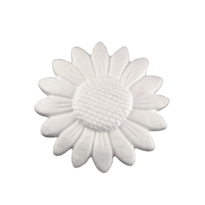 Слънчоглед от стиропор, бял, Ф 150 mm