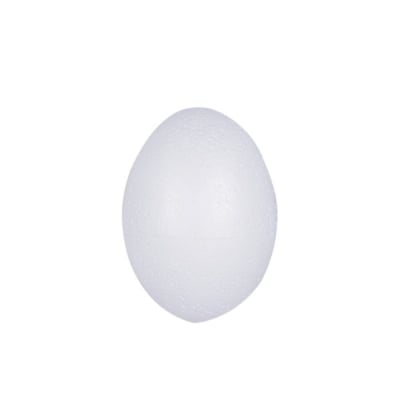 Яйце от стиропор, бял, H 60 mm