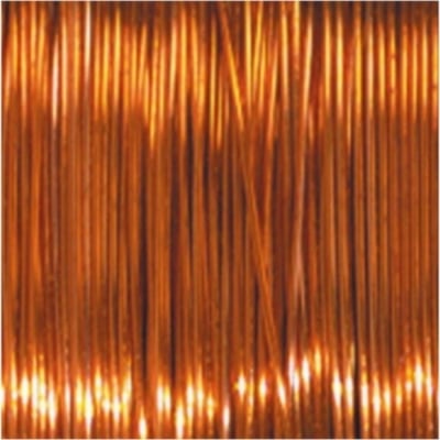 Медна тел, ф 0.50 mm, 25 m, оранжев металик