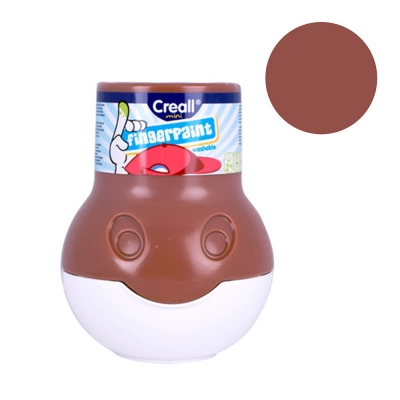 Боички за рисуване с ръце CREALL Mini, 500 ml, кафяв