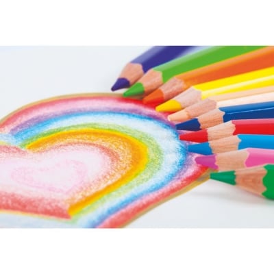 Цветни моливи CREALL Maxi, лакирани