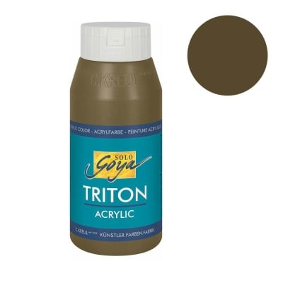 Акрилна боя SOLO Goya Triton, 750 ml, Green Umber