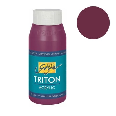 Акрилна боя SOLO Goya Triton, 750 ml, Bordeaux