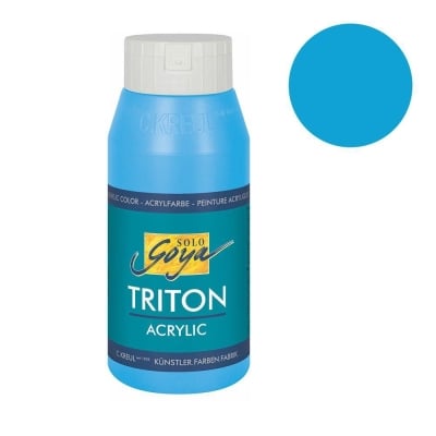 Акрилна боя SOLO Goya Triton, 750 ml, Light Blue