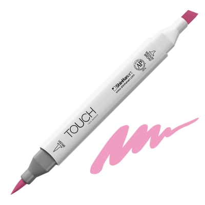 Маркер TOUCH TWIN BRUSH, RP17, Pastel Pink