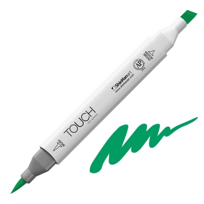 Маркер TOUCH TWIN BRUSH, G55, Emerald Green