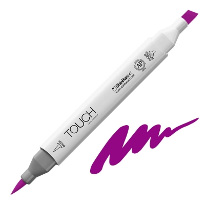 Маркер TOUCH TWIN BRUSH, P85, Vivid Purple