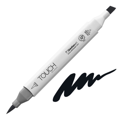 Маркер TOUCH TWIN BRUSH, 120, Black