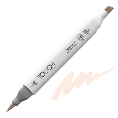 Маркер TOUCH TWIN BRUSH, R131, Skin White