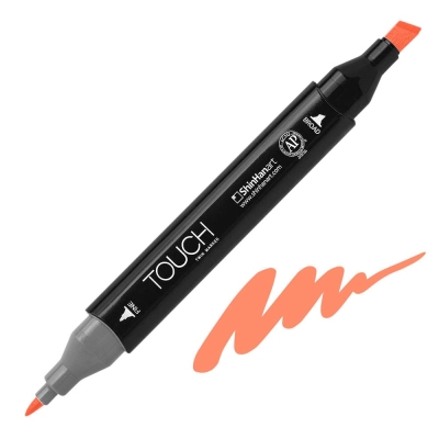 Маркер TOUCH TWIN, F122, Fluorescent Orange