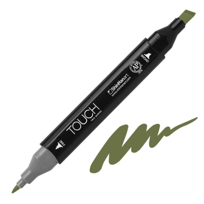 Маркер TOUCH TWIN, Y225, Olive Green Dark
