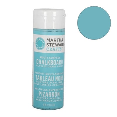 Боя акрилна Martha Stewart, Chalkboard, 177 ml, синя